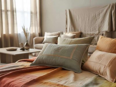 Alte Leinenbettlaken werden zu Luxus-Stücken für dein Zuhause