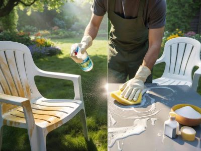 Bevor Sie sie wegwerfen: So lassen Sie vergilbte Kunststoff-Gartenmöbel wieder erstrahlen