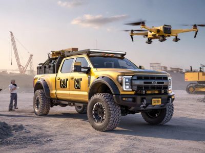 Caterpillar builds a suddenly Pick-up with a V8 monster – that’s what’s behind it