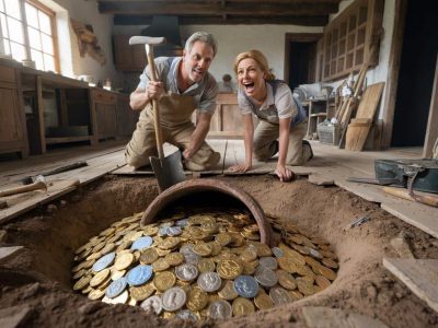 Couple Renovates Kitchen – Treasure Worth 70,000 Euros Lies Beneath the Floor