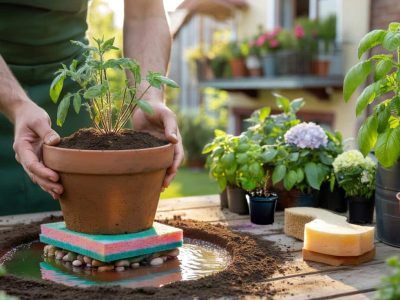Der geniale Schwamm-Trick für frische Gartenpflanzen im Frühling