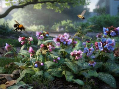 Der unscheinbare Schattenstar: Wie die Lungenkraut-Blüte deinen Garten in ein Insektenparadies verwandelt