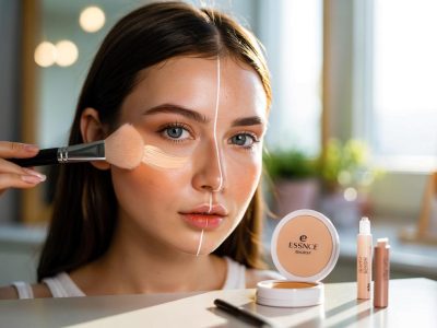 Die essence-Puder für einen perfekten Teint: Wie ein 4-Euro-Fixierpuder Augenringe und Glanz-Zonen kaschiert