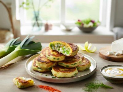 Diese Lauch-Feta-Taler sind mein Frühlingsliebling