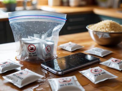 Diese unscheinbaren Beutel retten nasse Handys und sparen richtig Geld