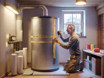 Einfache Methode zur Energieeinsparung am Boiler: Bis zu 60 Euro sparen mit einem Wärmemantel