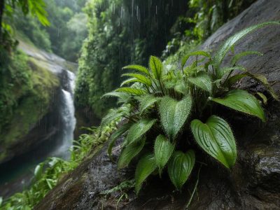 Forscher entdecken “Katzenzungen-Pflanze” an versteckten Wasserfällen in Indonesien