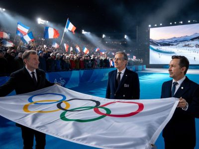 Frankreich nimmt den olympischen Staffelstab für 2026 entgegen: Eine Nation bereitet sich auf ihre große Bühne vor