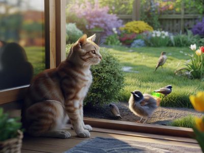 Frühling – Hochsaison für Katzenunfälle: Warum Ihre Katze jetzt am besten drinnen bleibt