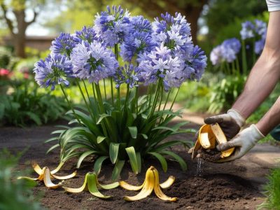 Gärtnertrick im April: Mit diesem Küchenabfall explodieren Agapanthus-Blüten
