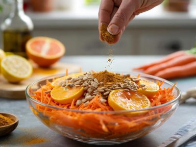 Geheimer Trick für Möhrensalat: Dieses Gewürz macht alle sprachlos