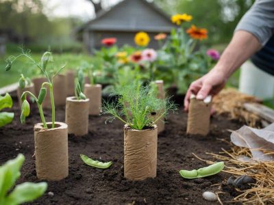 Geniale Garten-Idee: Wie Klopapierrollen deine zarten Aussaaten retten