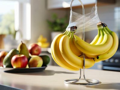 Geniale Methode, um Bananen tagelang frisch und gelb zu halten