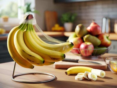 Geniales Trick, um Bananen tagelang frisch und gelb zu halten