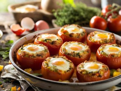 Genius Egg Idea: How Meatless Stuffed Tomatoes Become a Sensation