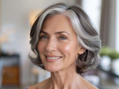 Graue Haare ab 60: Diese Trend-Länge lässt Ihr Gesicht jünger wirken