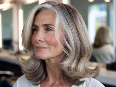 Graue Haare mit 50 plus: Diese Blond-Technik macht Färben fast überflüssig