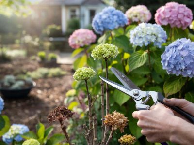 Großartige Hortensien-Blüten dank diesem Märztrick
