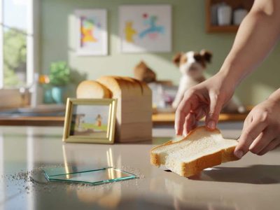 Haushalts-Hack: Mit altem Toastbrot sensible Oberflächen schonend reinigen