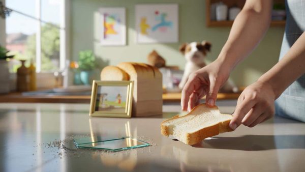 Haushalts-Hack: Mit altem Toastbrot sensible Oberflächen schonend reinigen