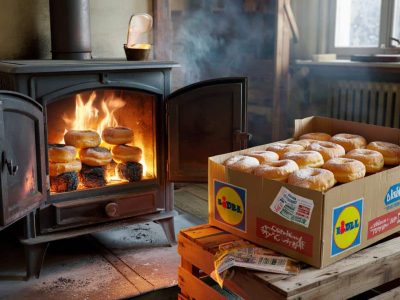 Heizen mit Billigen Krapfen: Ein YouTuber nutzt Lidl-Gebäck statt Holzpellets, um zu heizen