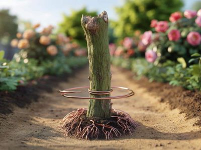 How to Revive Old Rose Branches into Blooming Shrubs with a Simple Wire Trick
