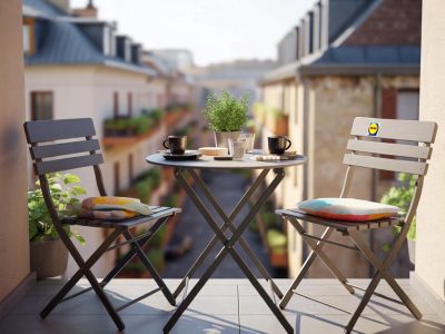 Lidl Brings Affordable Balcony Set: Folding Furniture Trio for Mini-Gardens