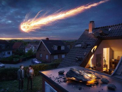 Meteorit stürzt über Mitteleuropa ab und durchbricht Dach in Deutschland