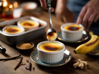 Ofencreme-Brûlée mit Banane: Das einfache Wow-Dessert für Gäste