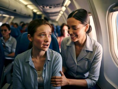 Overcoming Flight Anxiety: How a Flight Attendant’s Simple Trick Calms Even the Most Panicked Passengers
