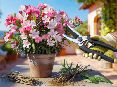 Schneiden Sie den Oleander jetzt richtig: So blüht er im Sommer wie verrückt