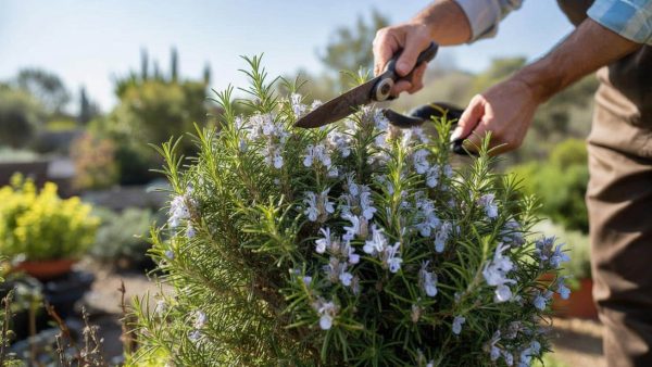Schneiden Sie Rosmarin im März: Diese Höhe bringt endlose Blüten