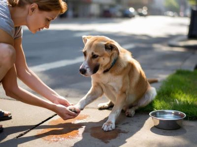 Verbrannte Hundepraten: Was du sofort tun musst