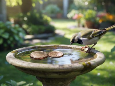 Why Garden Pros Now Place 1-Cent Coins in Bird Baths