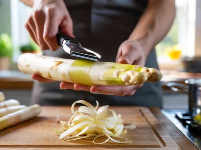 Wie Sie weißen Spargel richtig schälen: Ein einfacher Fehler kann ihn bitter machen